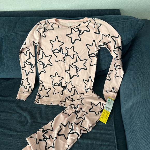 Carter's Starry Kids Pajama Set - Black and Pink - Picture 3 of 5